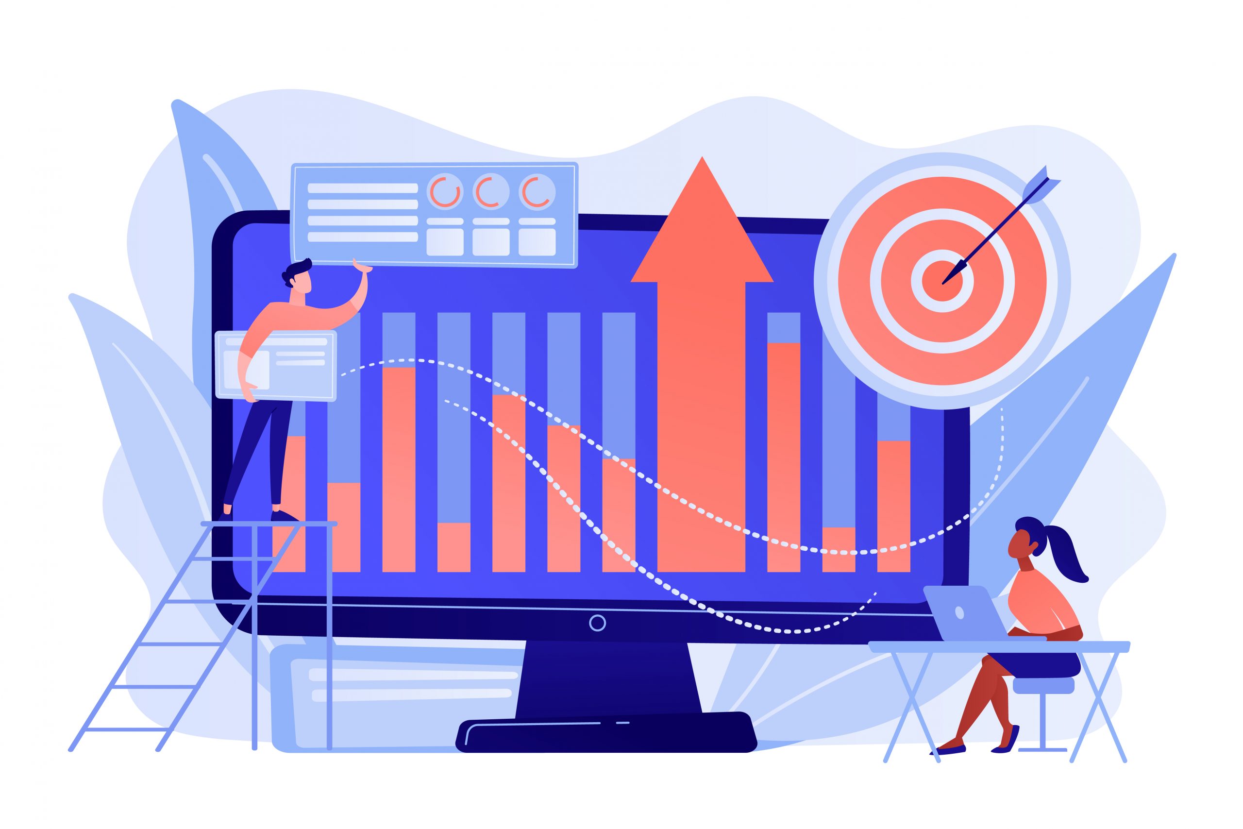 Performance Marketing Agentur Stuttgart zeigt eine datenbasierte Analyse zur Steigerung von Umsatz und Conversion-Rate für lokale Unternehmen