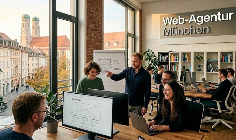 Modernes Webdesign Digitalagentur in München