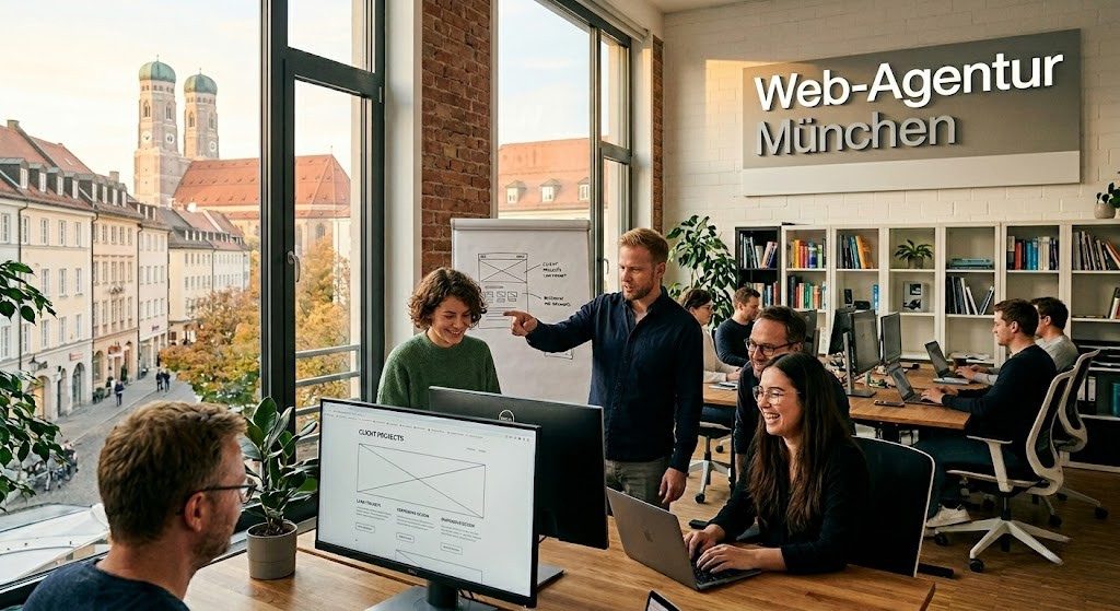 Modernes Webdesign Digitalagentur in München