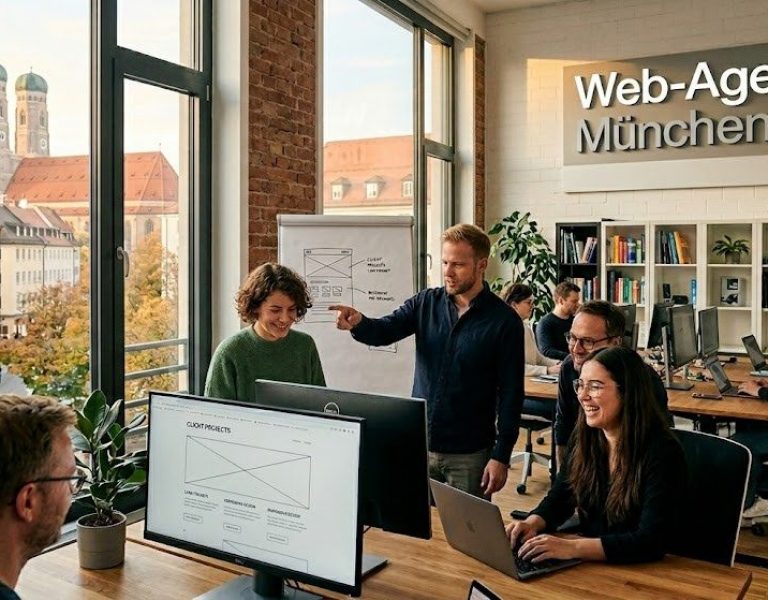 Modernes Webdesign Digitalagentur in München